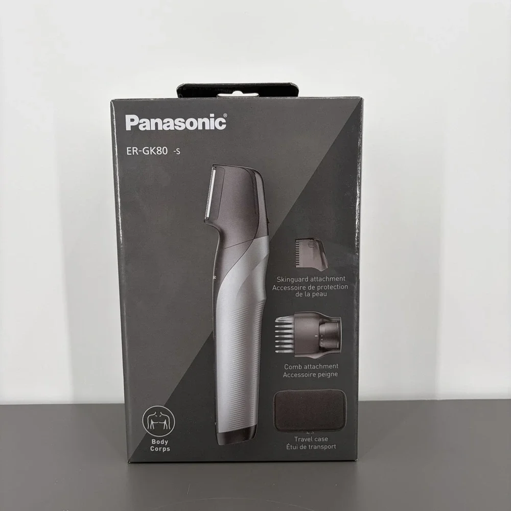Panasonic ER-GK80-S Body Groomer Wet Dry Cordless Shaving Trimmer Black NEW